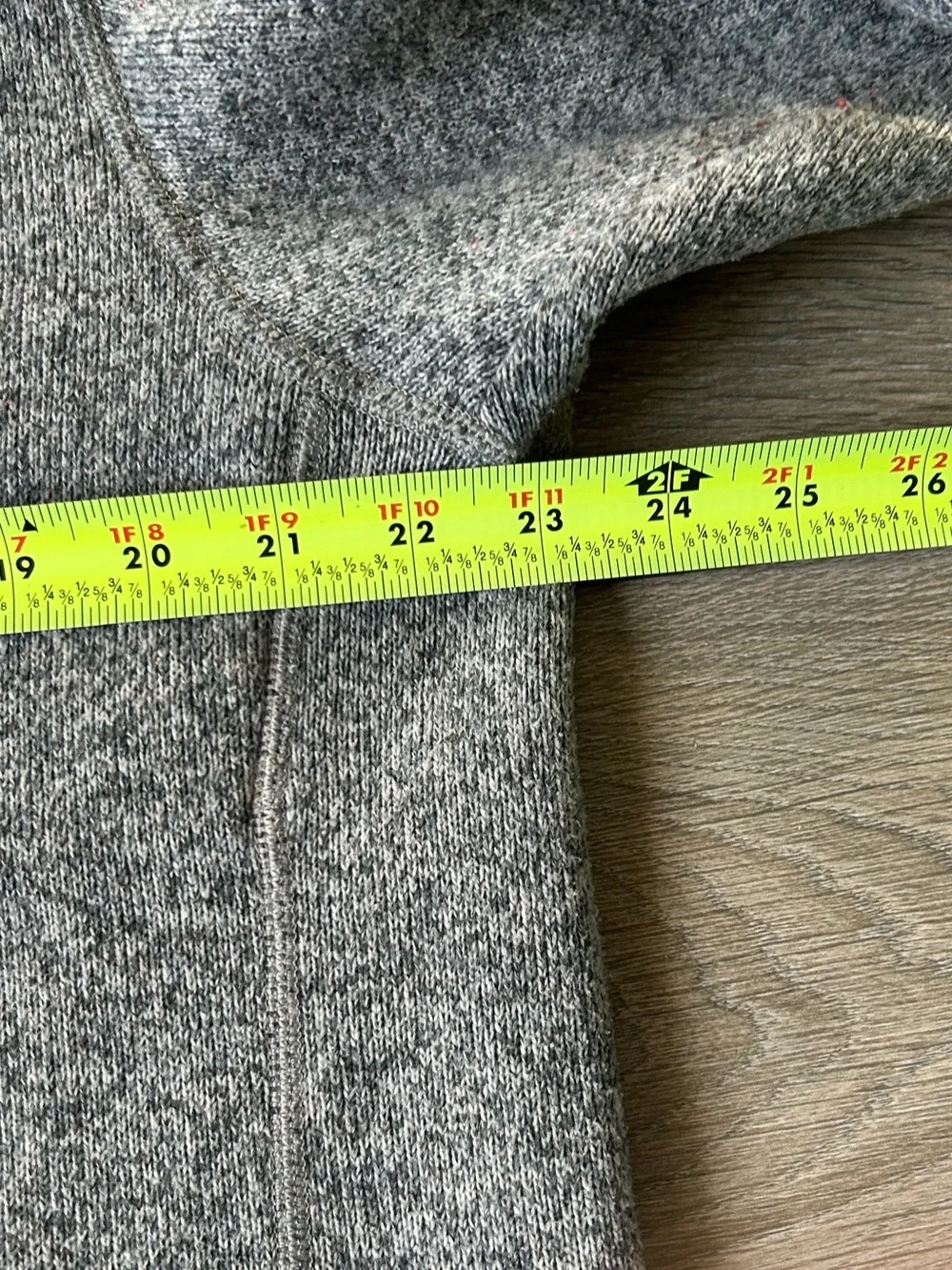Patagonia Better Sweater 1/4 Zip Fleece Pullover Grey Heather Mens Size Large